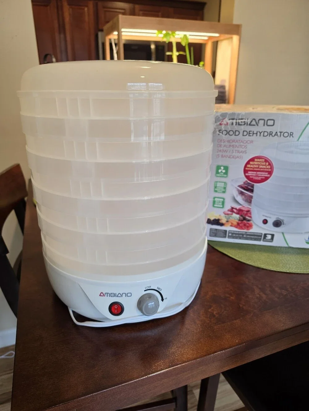 Ambiano Food Dehydrator 240W BPA Free